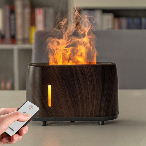 Shiawase Essence Flame Diffuser - USB Quiet Aromatherapy Humidifier