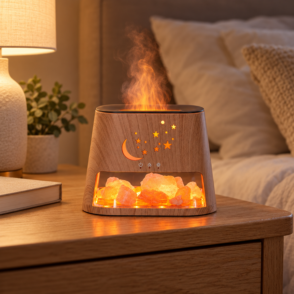 Salt Stone Flame Aroma Diffuser — 260 mL