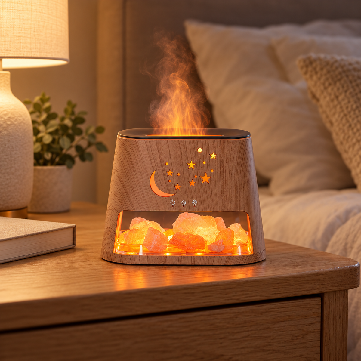 Salt Stone Flame Aroma Diffuser — 260 mL