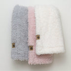 Angel Plush Faux Fur Throw Blanket – Whisper White (48" × 72")