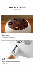 Whisper-Quiet Jellyfish Essential Oil Diffuser, Music Sensing Color Glow, Soothing Night Ambiance