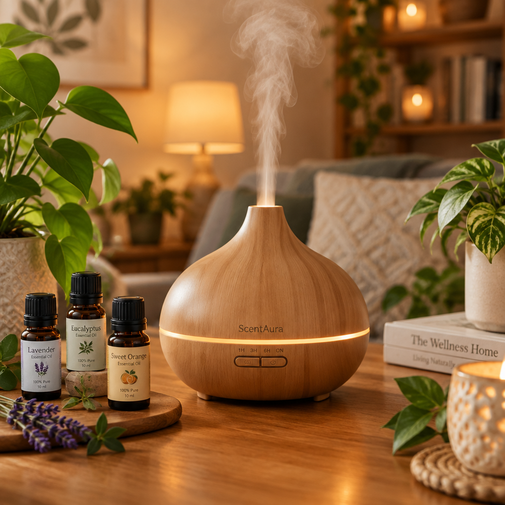 Salt Stone Flame Aroma Diffuser — 260 mL