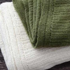 Aurora Alpaca Knit Throw Blanket – Soft Luxury Ribbed Throw