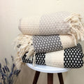 Istanbul Handwoven Cotton Throw Blanket – Soft & Cozy