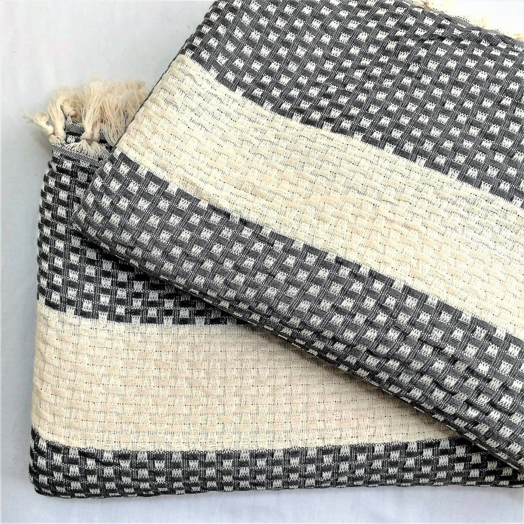 Istanbul Handwoven Cotton Throw Blanket – Soft & Cozy